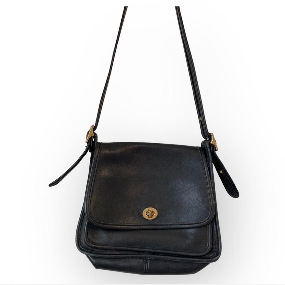 Vintage black coach bag